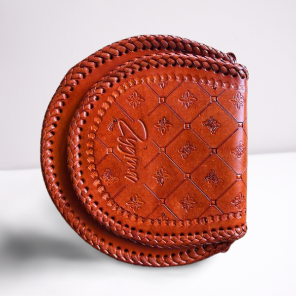 zygma stylish sling bag for women embossed butterfly pattern and flower